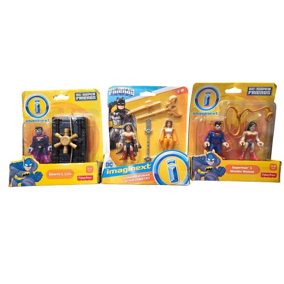 Super Friends Bizarro, Superman, Wonder Woman & Cheetah Action Figures - Picture 5 of 10